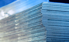 Stahlblechstapel mit besonders langen Platinen