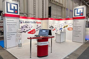 Laserteile4you Messestand NORTEC 202