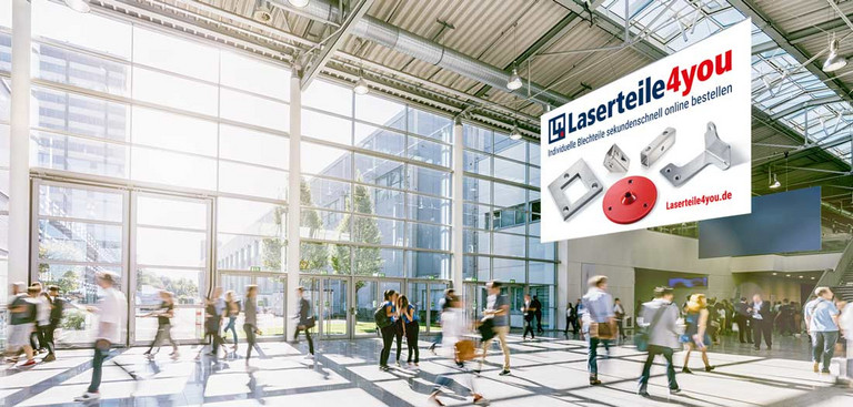 Eingangshalle einer großen Messe
