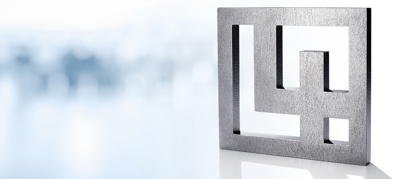 Laserteile4you Logo als Brennzuschnitt