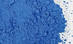 Blaues Farbpulver