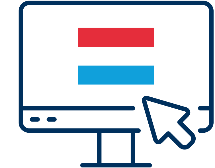 Grafik zu online in Luxemburg